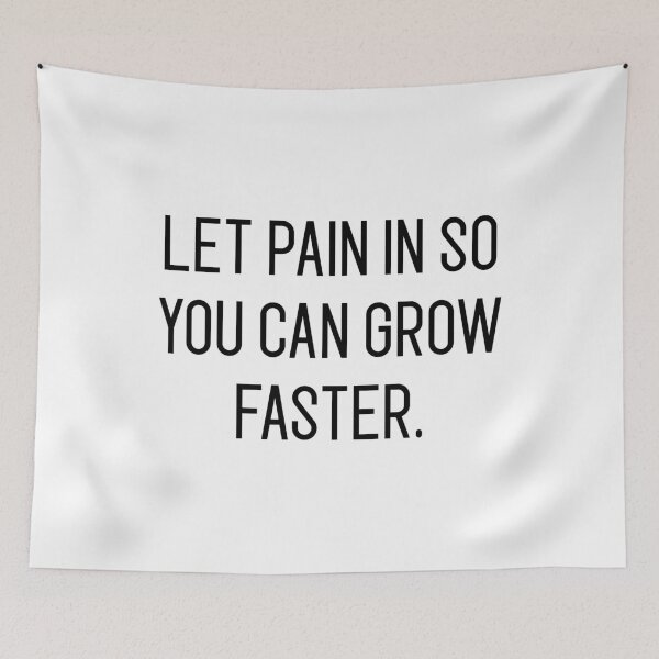 Item preview, let pain in so you can grow faster designed and sold by motivation4you.