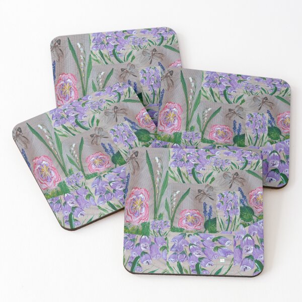 Item preview, Dragonflies and Flowers designed and sold by MinnieBert.