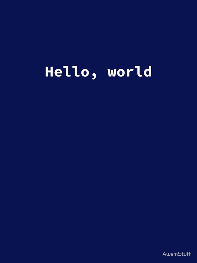 Thumbnail 4 of 4, Samsung Galaxy Phone Case, Hello World Programmer Developer Coder designed and sold by AwsmStuff.
