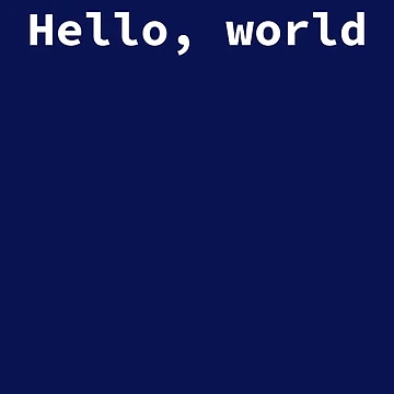 Artwork thumbnail, Hello World Programmer Developer Coder by AwsmStuff