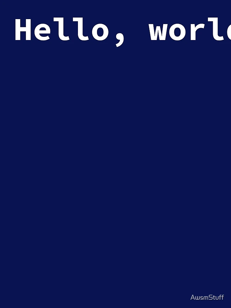 Thumbnail 3 of 3, Scarf, Hello World Programmer Developer Coder designed and sold by AwsmStuff.