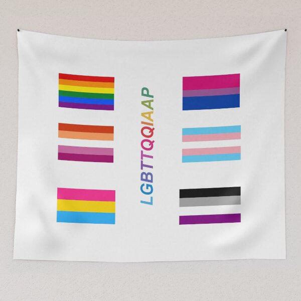 Item preview, Flags LGBTTQQIAAP Pride designed and sold by House Sparrow.