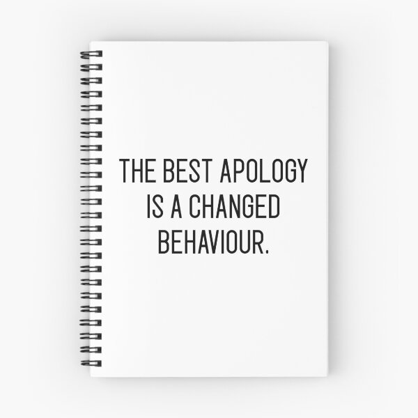 Item preview, the best apology is a changed behaviour designed and sold by motivation4you.