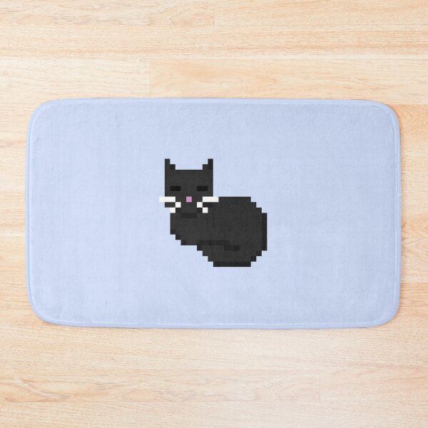Item preview, Pixel Cat Black designed and sold by porasaki.