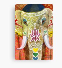 Thai Painted Elephant Canvas Print