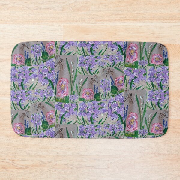 Item preview, Dragonflies and Flowers designed and sold by MinnieBert.