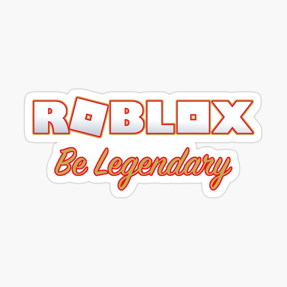 Roblox Gaming Be Legendary Canvas Print By T Shirt Designs