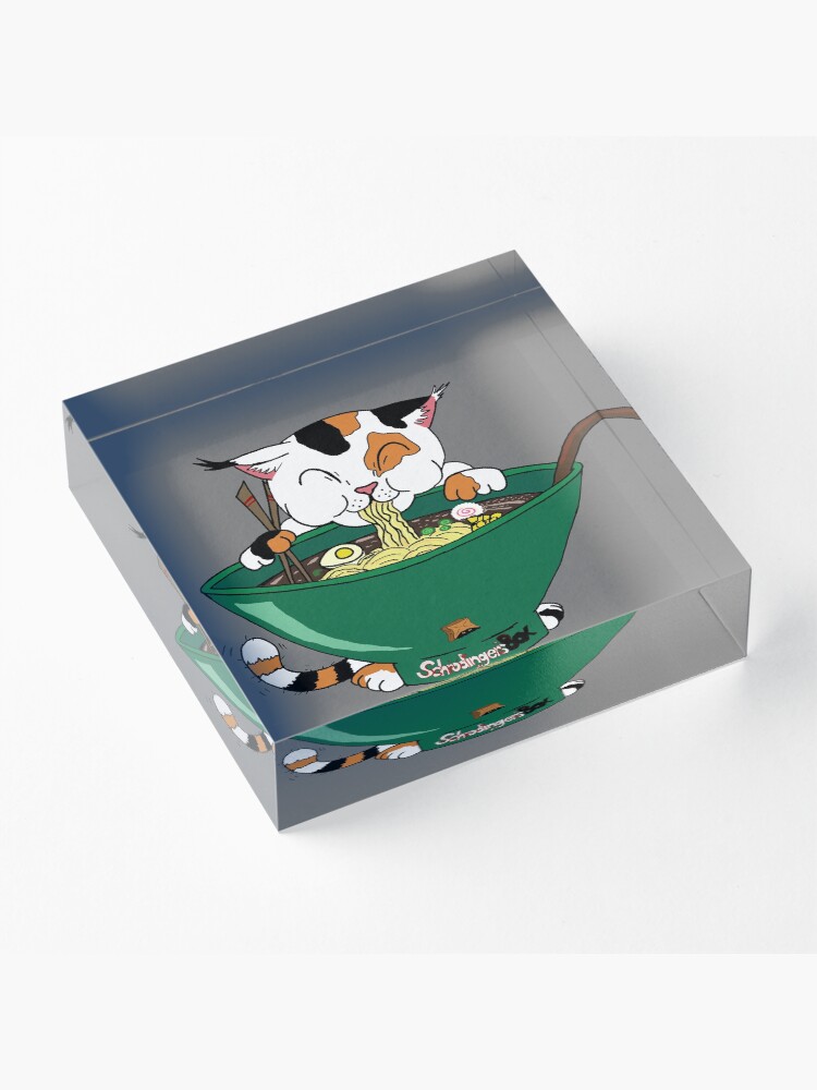 Thumbnail 3 von 5, Acrylblock, Ramenyan Version 3 designt und verkauft von Boxcats.