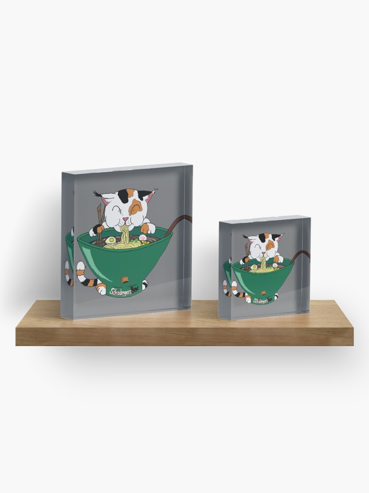 Thumbnail 4 von 5, Acrylblock, Ramenyan Version 3 designt und verkauft von Boxcats.