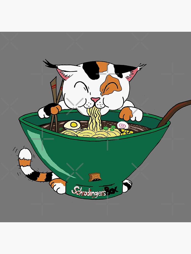 Thumbnail 5 von 5, Acrylblock, Ramenyan Version 3 designt und verkauft von Boxcats.