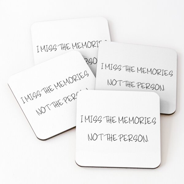 Item preview,  i miss the memories not the person designed and sold by motivation4you.