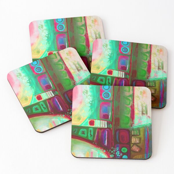 Item preview, A Busy Corner, Original Abstract Art, acrylic painting, Contemporary Art designed and sold by dianecita.