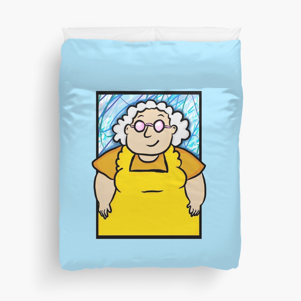 Muriel Bagge - Courage the Cowardly Dog Duvet Cover