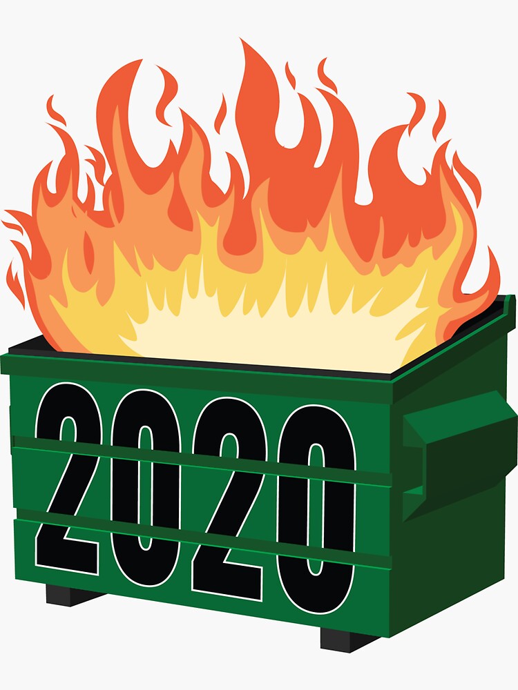 2020 dumpster fire vinyl