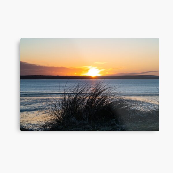Sunset, Dunnet Dunes Caithness Metal Print