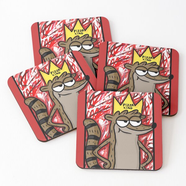 Item preview, Pizza King Rigby designed and sold by RoserinArt.