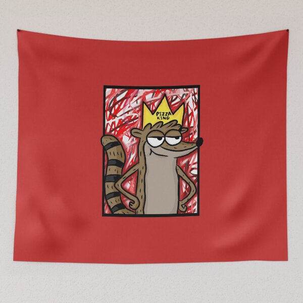 Item preview, Pizza King Rigby designed and sold by RoserinArt.