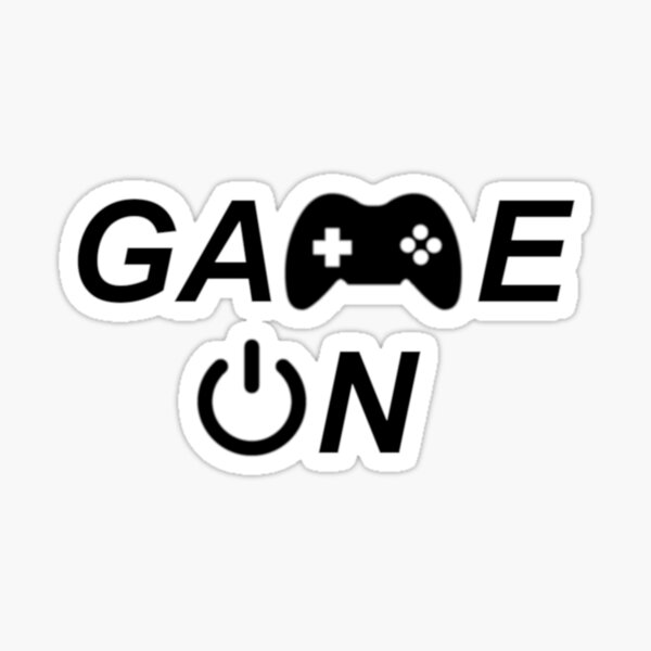 get-your-game-on-cool-and-funny-for-gamers-sticker-for-sale-by