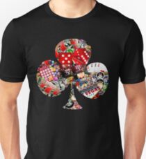 Club - Las Vegas Playing Card Shape Unisex T-Shirt