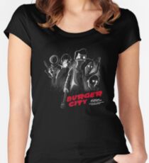 Burger City Women's Fitted Scoop T-Shirt