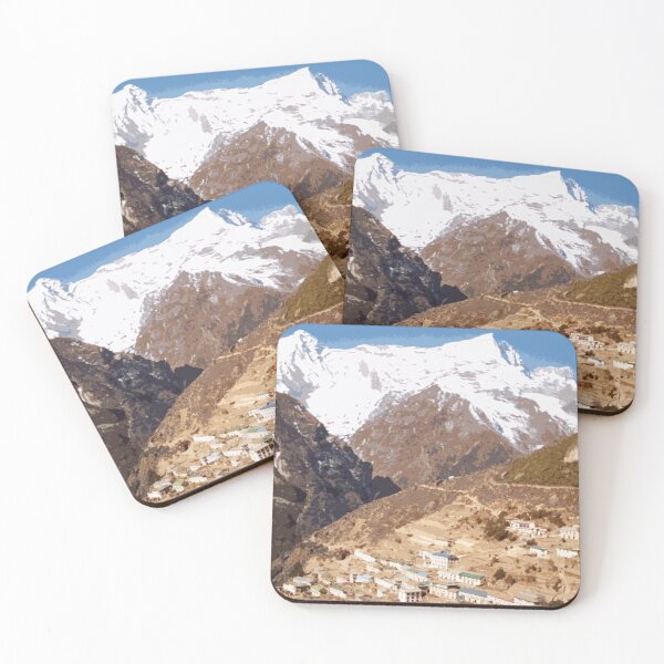 Item preview, Namche Bazaar and mountain view, Nepal designed and sold by Imladris01.