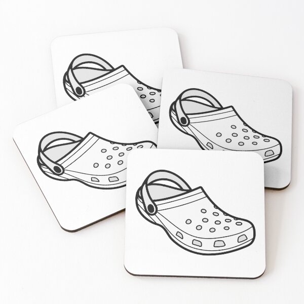 Item preview, White Croc Shoe Illustration designed and sold by cobyc10916.