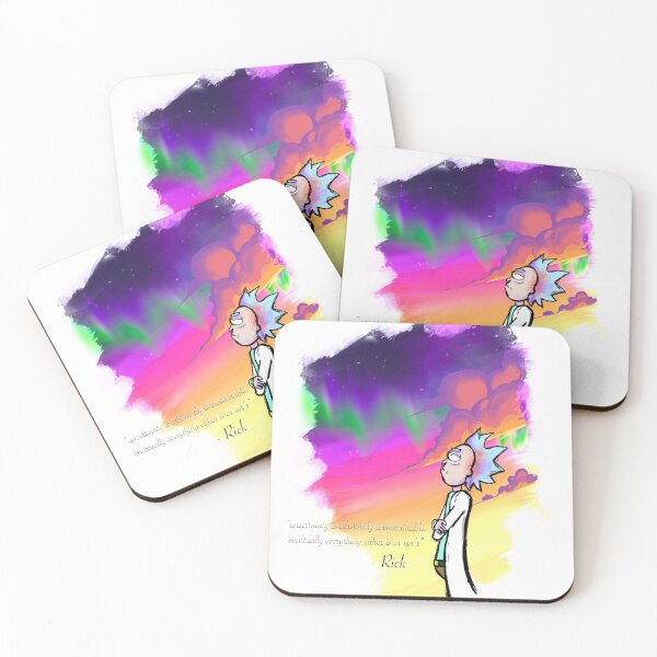 Rick Wisdom Coasters (Set of 4)