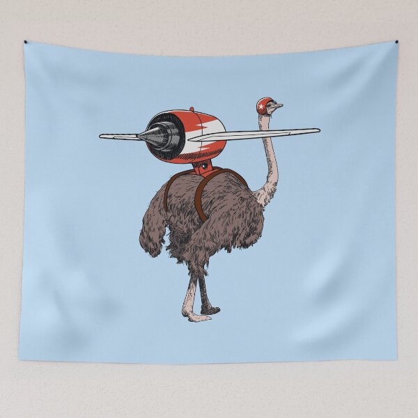 Item preview, Jet ostrich  designed and sold by StefanAlfonso.