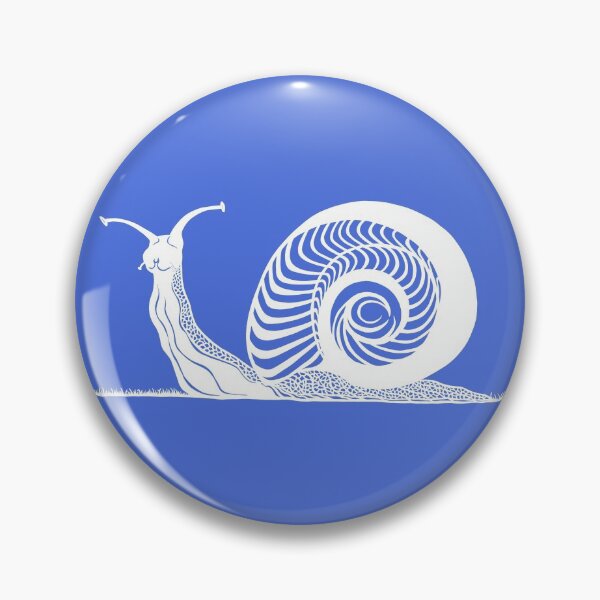 Item preview, Snail in Grass | Mollusk Design designed and sold by Monochromatics by Corie Mae Dark.