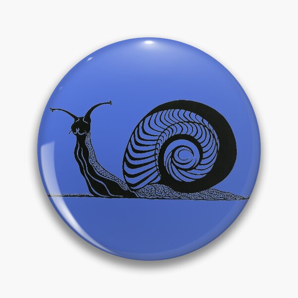 Item preview, Snail in Grass | Mollusk Design designed and sold by Monochromatics by Corie Mae Dark.