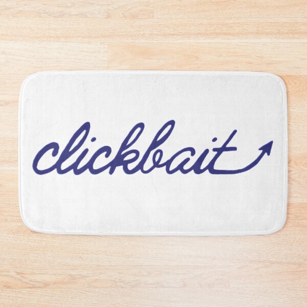 Item preview, navy clickbait designed and sold by Jules Mars.