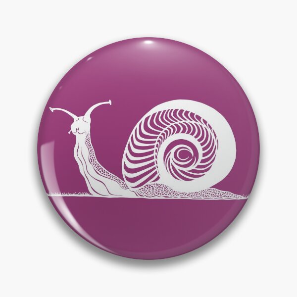 Item preview, Snail in Grass | Mollusk Design designed and sold by Monochromatics by Corie Mae Dark.