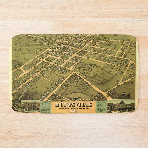 Item preview, Huntsville, Madison County, Alabama (1871) designed and sold by allhistory.