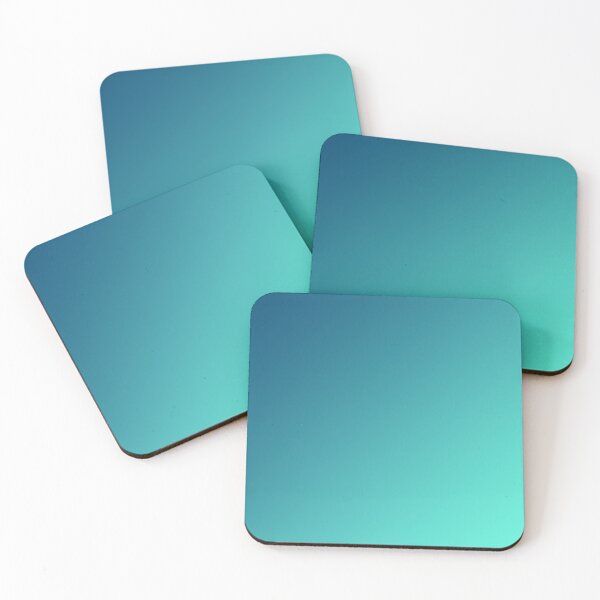 Item preview, Dark Blue and Light Cyan Aqua Green Gradient Ombré  designed and sold by Gsallicat.