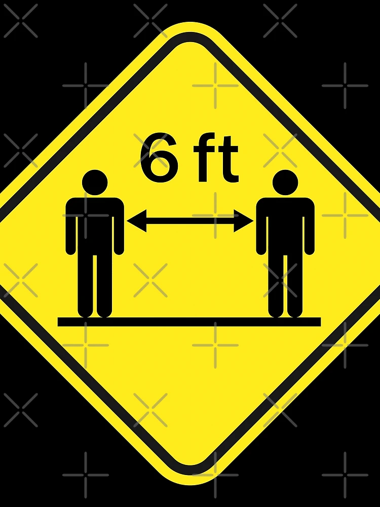 Thumbnail 3 of 3, Scarf, Social Distancing Sign designed and sold by CCCDesign.