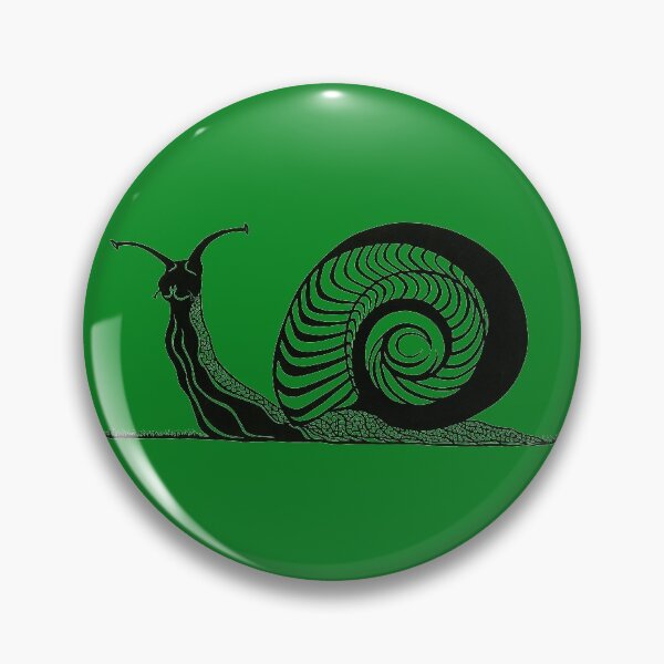 Item preview, Snail in Grass | Mollusk Design designed and sold by Monochromatics by Corie Mae Dark.
