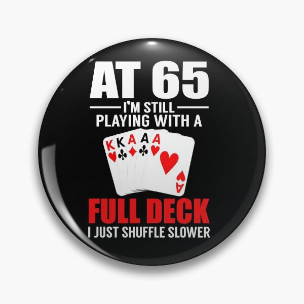 Item preview, Poker Player's 65th Birthday Gift Funny Over The Hill Gift designed and sold by gvcepts.