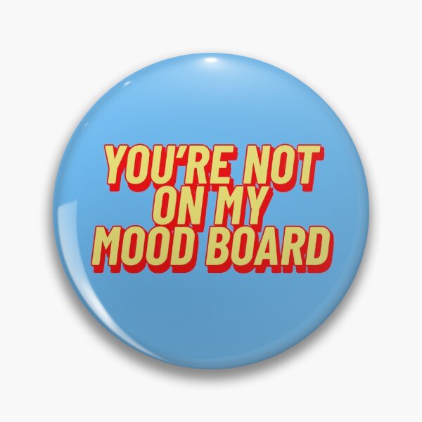 Item preview, You're not on my mood board blue stickers by gabyiscool designed and sold by gabyiscool.