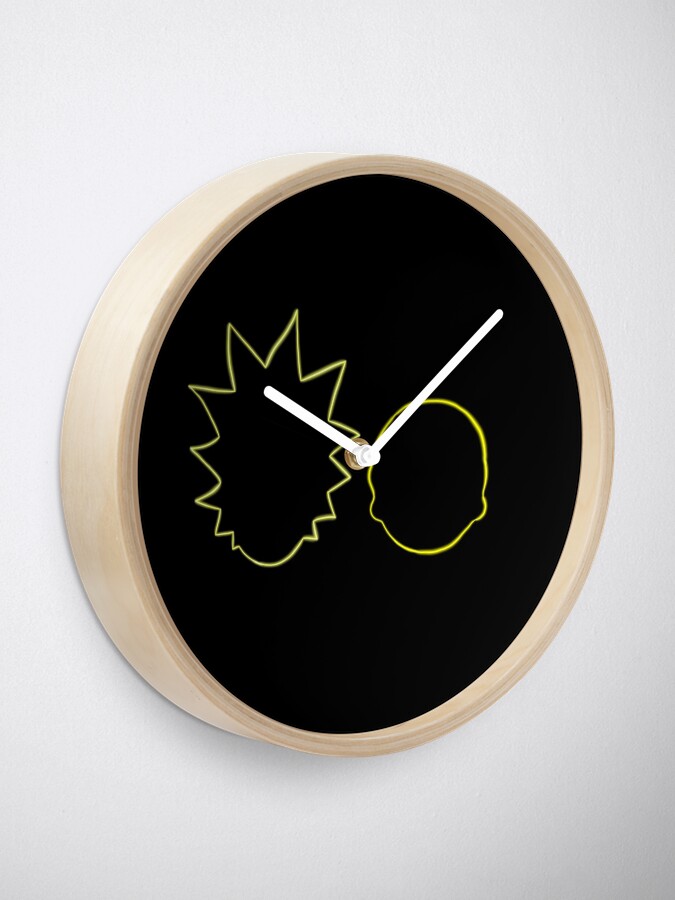 Alternate view of Rick and Morty Clock