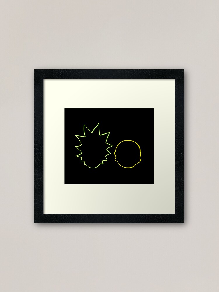 Alternate view of Rick and Morty Framed Art Print