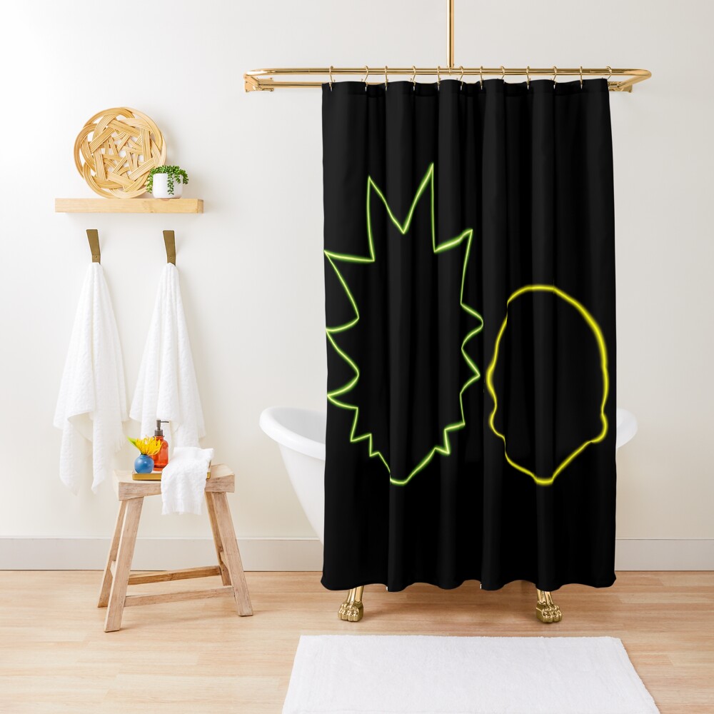 Rick and Morty Shower Curtain