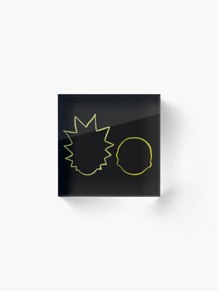 Alternate view of Rick and Morty Acrylic Block