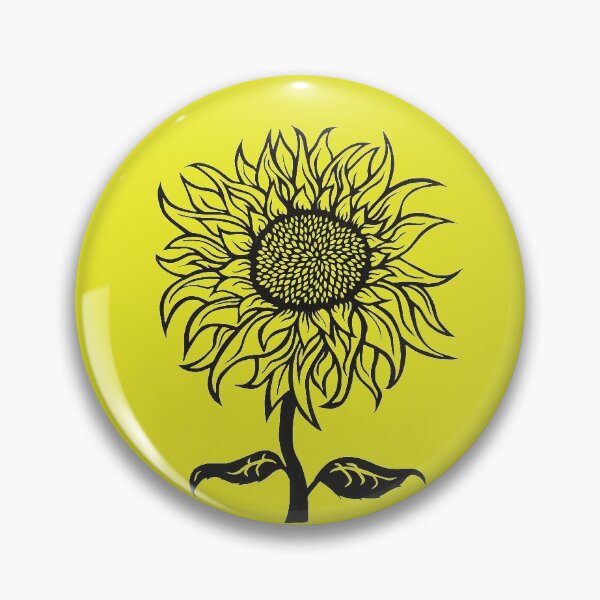 Item preview, Sunflower | Floral Design designed and sold by Monochromatics by Corie Mae Dark.