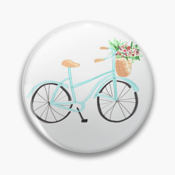 Baby Blue Bicycle Pin