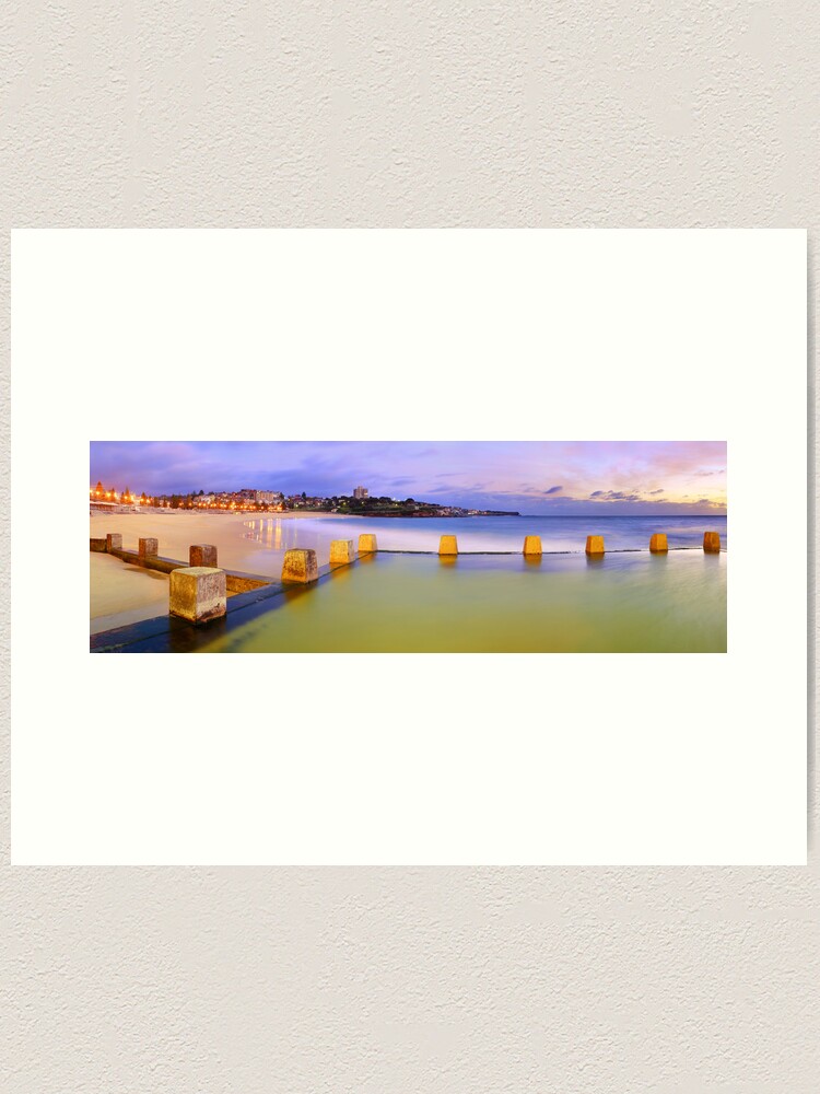 Alternate view of Coogee Beach Baths, New South Wales, Australia Art Print