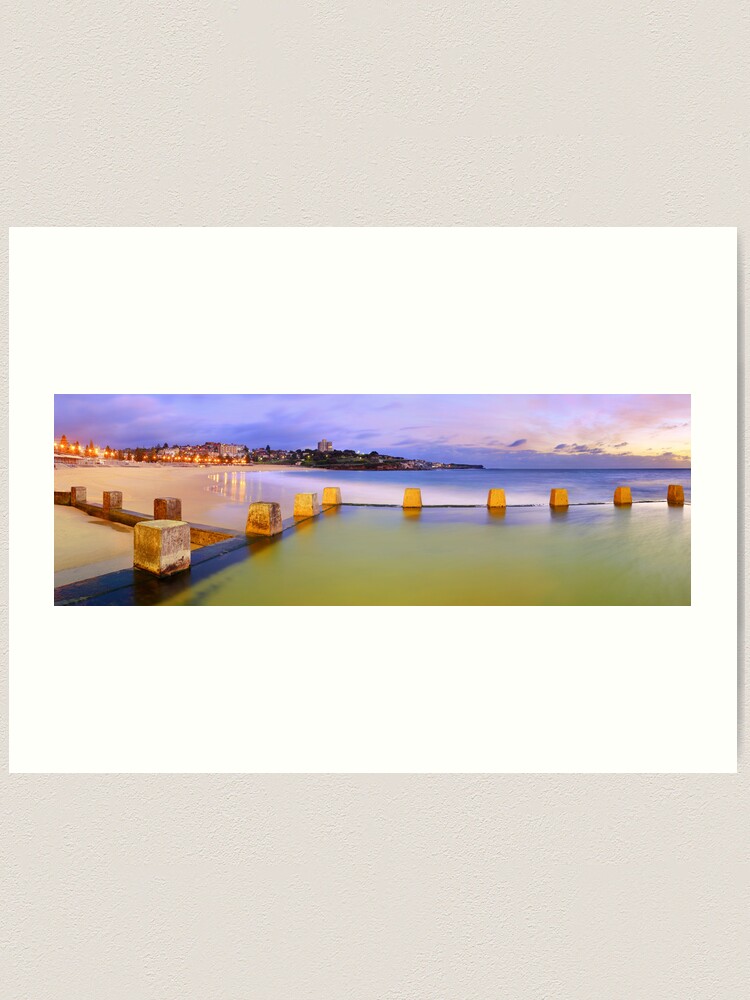 Alternate view of Coogee Beach Baths, New South Wales, Australia Art Print