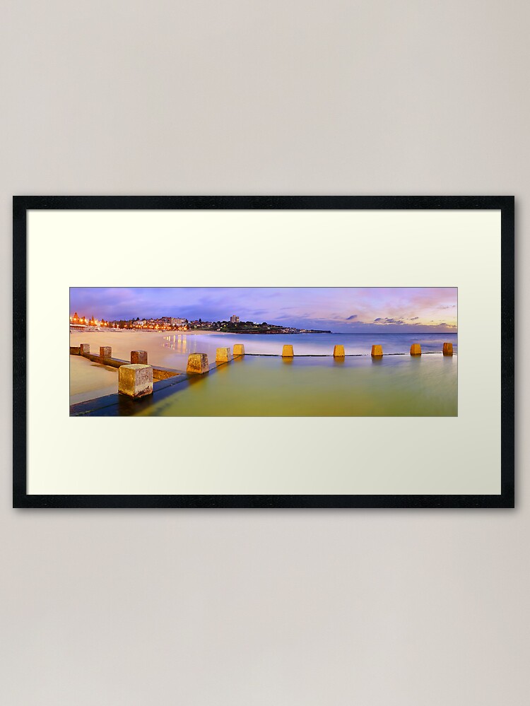 Alternate view of Coogee Beach Baths, New South Wales, Australia Framed Art Print