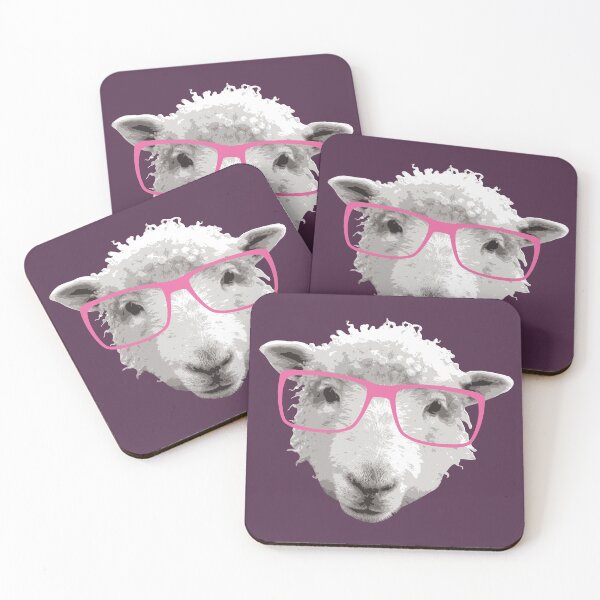 Item preview, Hipster sheep designed and sold by ClumsyCat.