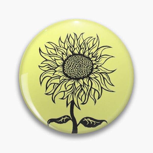 Item preview, Sunflower | Floral Design designed and sold by Monochromatics by Corie Mae Dark.