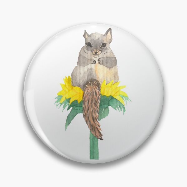 Item preview, Sweet squirrel on a sunflower, white designed and sold by Sonderblume.